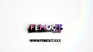 FEMOUT XXX Redhead Trans Solo Dildo Masturbation