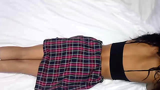 College Girl Comes Home After College to Suck Her Stepbrother's Dick
