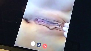 Curvy Spanish MILF gets recorded by a fan having cybersex