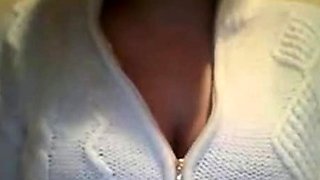 Big Tits and Huge Areola on Webcam Solo