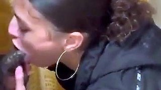 Brunette Wife Webcam Blowjob Handjob Cumshot