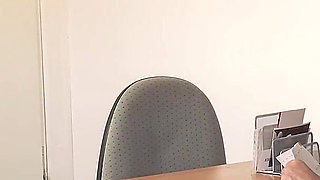 Office Slut in Glasses Gets Fucked Hard on the Desk