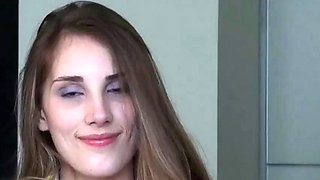 Cute Skinny Teen Tina Blade's Wild Anal Reverse Cowgirl