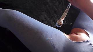 Steamy POV Pantyhose Squirt