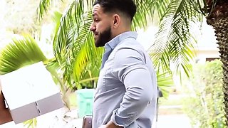 Thick Step Sister Vivian Taylor Uses Step Brother's Cum To