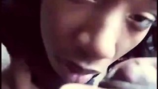 Ebony Amateur's Massive Facial