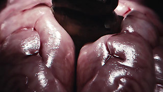 Apocalyptic Alien Parasite - Ebony & Redhead Lesbian Domination Mind Control Sex
