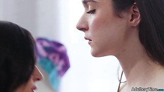 Hazel Moore And Alexa Chains Lesbian Sex