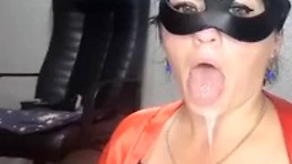 Fucked me powerfully in the mouth and cummed in my mouth