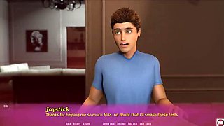 Summer MILF Seduced By Dude - Big Tits Mom Shower Sex & Hentai Fantasy - Funny 3D Cartoon Story