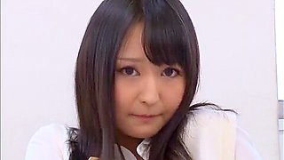Naughty Asian teen 18+ Ayumi Kurebayashi masturbates in public