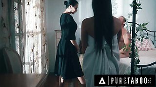 Ingenious Alison Rey and Reagan Foxx at reality smut