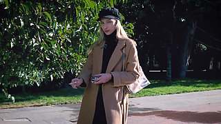Outdoors Smoking with Beaty Russian Girl 2