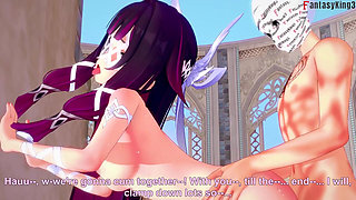 Columbina Blowjob - Genshin Impact