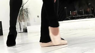 Small ballerina vanna gets a aggressive pound by the huge dick of her tutor