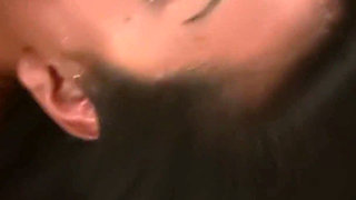 Asian Sloppy Blowjob - Deep Sucking, Spit and a Facial on the Couch