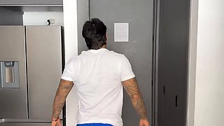 Cleaning girl is surprised with an indecent proposal