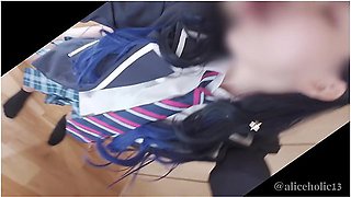 Aliceholic13school Uniform Cosplaying Raw Sex Video
