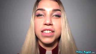 Public agent - blue eyes, blonde hair, and wettened Wet Pussy makes my pecker mild!