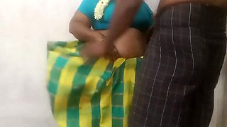 Tamil Saree Hot Busty Aunty Fucking in House