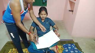 Brother-in-law strips and fucks sister-in-law in steamy homemade Indian sex video