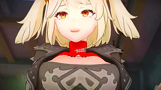 Zenless Zone Zero - Burnice White Riding a Dick - 3D Hentai Animations