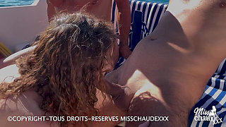 A Trip Out to Sea with Two Guys to Fuck Me on a Boat
