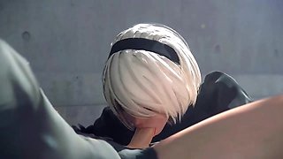 9S X 2B On A Sensational Mission THREE DIMENSIONAL Manga porn Uncensored