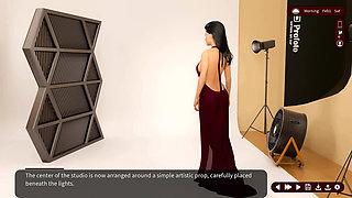 Whispers of Desire Hot Wife Does Sexy Photo Session Husband Watches with Hard Cock - Episode 40