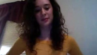 Shy Girl with Big Tits Masturbates on Webcam