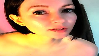 Awesome Teen With Big Boobs Dildo Masturbation