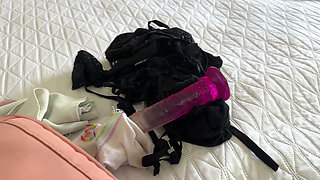 I Was Looking for Something in My Latina Friend's Bag and Found Her Giant... the Reaction Was Inevitable POV Ends up in Hardcore