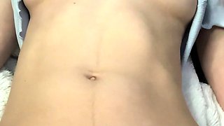 Emo teen on solo webcam masturbation