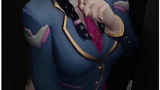 How School Girl D.va Gets Her Black Teacher To Give Her An A+ With Car Toon