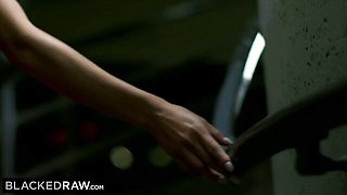 Blacked Raw featuring Emily Willis's blowjob porn
