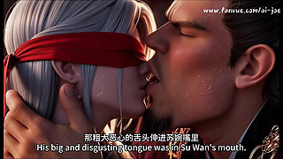 Cuckold Husband Watches Fat Bull Fuck His Blindfolded Red Concubine Ai-generated