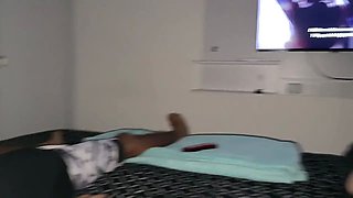 I take advantage of the fact that I have a sleepover with my friend to seduce his stepsister and take her virginity.
