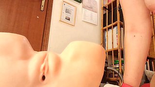Nicoletta Embassis Dirty Talk with Her Private Doll Collection