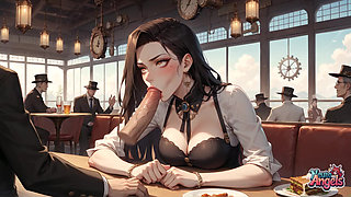 Creamy Steampunk Seduction: Maid's Whipped Cream Explosion