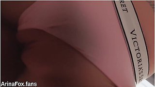 Pov: Morning Seduction Stepsister In Pink Panties Begs To Fuck Her
