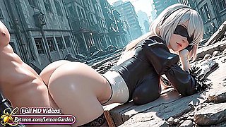 Nier Automata In Unable To Resist Her Lustful Thoughts