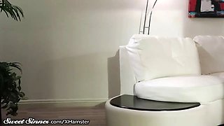 Cheating MILF Showerd in Cum by Young Neighbor