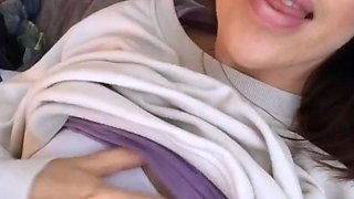 Small titted brunette amateur anal nailed at home
