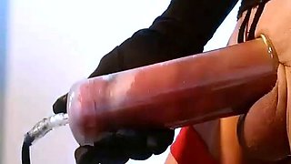 Big Cock Crossdresser Pumps Alone