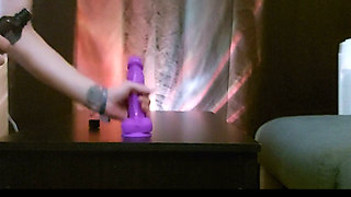 Dark Princess: I Masturbate with a Dildo Stuck to the Table