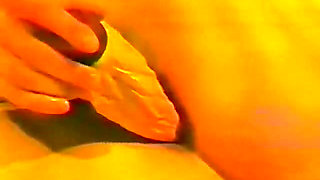 Self Double Penetration with Her Toys