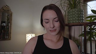 Brunette beauty shares passionate virtual POV desire with intense climax