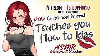 Pov: Friend Teaches You How To Kiss (asmr Make-out Session)