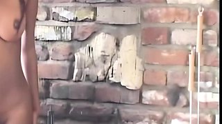 Sexy Ebony Cheerleader in Wild Gangbang Action