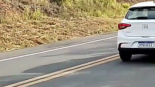 Sex on the highway stranger filmed for us